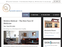 Tablet Screenshot of modernmedicalonline.com